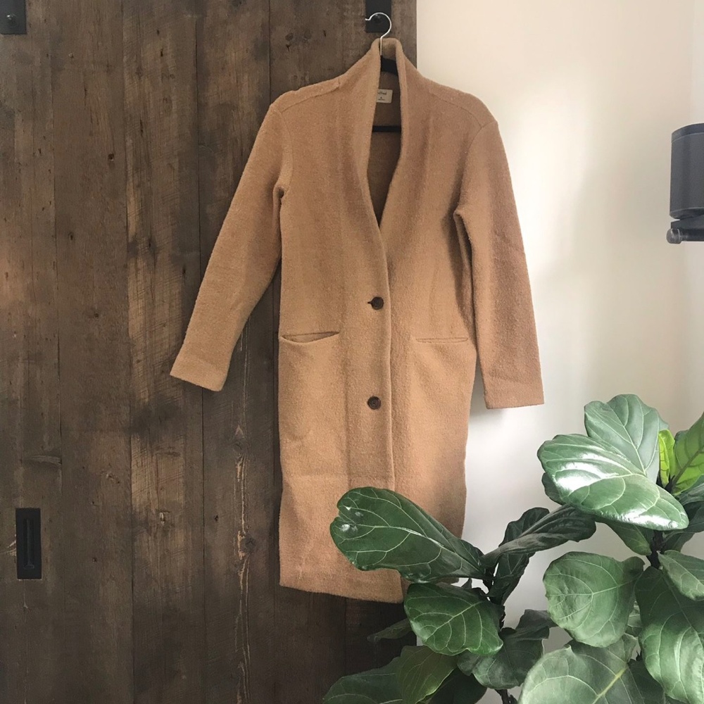 Wilfred Dujardin Mustard Yellow Wool Coat